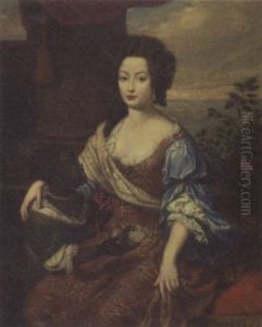 Portrait Of Louise De Querouaille, Duchess Of Portsmouth And D'aubigny by Pierre Mignard