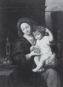 Madonna And Child by Pierre Mignard