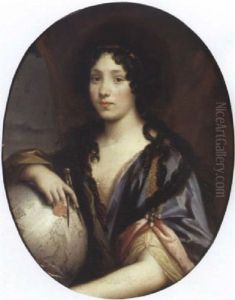 Portrait De Jeune Fille En Allegorie De La Geographie