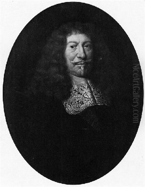 Portrait D'homme Decore De L'ordre Du Saint Esprit: Francois Anne D'estree, Marquis De Coeuvre - view 1
