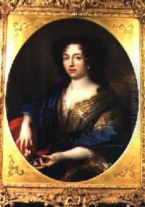 Portrait Of Madame Dumont by Pierre Mignard