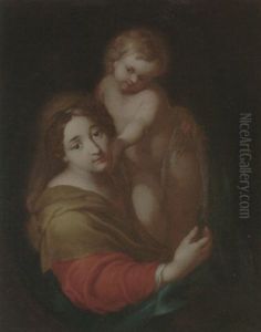 The Madonna And Child by Pierre Mignard