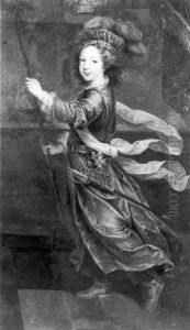 Portrait D'un Jeune Prince A L'habit Rouge by Pierre Mignard