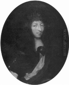Portrait De Monsieur, Frere Du Roi by Pierre Mignard