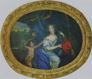 Portrait Presume De Madame D'horville-palaiseau, Deuxieme Femme De Francois De Bethune, En Venus by Pierre Mignard