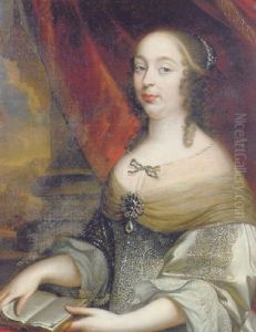 Portrait Of A Noblewoman (charlotte De Louigny?) by Pierre Mignard
