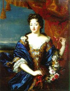 Portrait Of A Lady (marquise De Montespan?) by Pierre Mignard