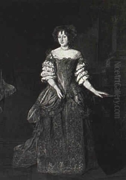 Portrait Of A Lady, Said To Be Henriette Maria Stuart - view 1