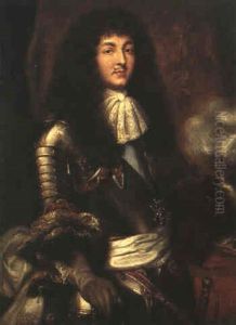 Portratt Av Ludvig Xiv by Pierre Mignard