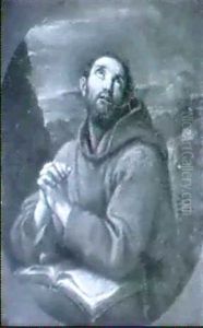 Saint Francois D'assise by Pierre Mignard