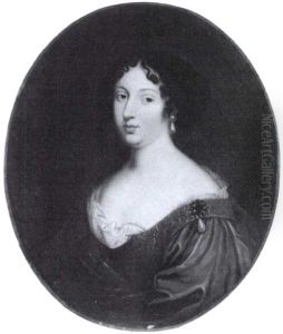 Portrait Of A Lady Said To Be Armande De Lusignan, Duchesse De Crequy At The Age Of 32 by Pierre Mignard