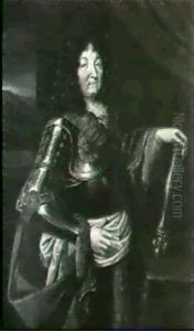 Portrait De Louis Xlv En Marechal De France by Pierre Mignard