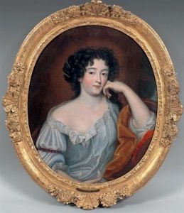 Portrait De Madame De Grancey Huile Sur Toile (rentoilee by Pierre Mignard the Younger