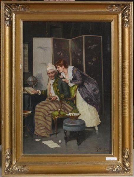 Interieur Mit Paar. 1894. - view 1