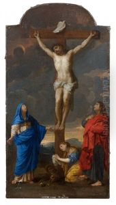 La Vierge, La Madeleine Et Saint Jean Au Pied De La Croix