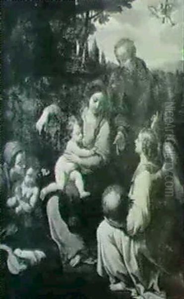 La Sainte Famille Avec Sainte Anne Et Saint Jean Baptiste - view 1