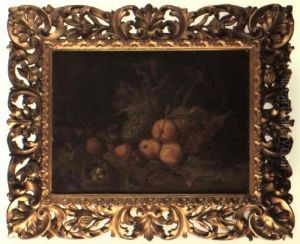 Still Life Of Fruit, Insects, Bird's Nest And Lizard