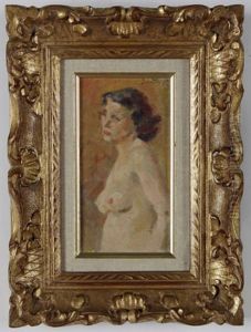 Junge Nackte Frau by Lucien Rene Mignon