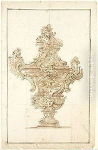 A Design For A Cup And Cover, With Alternates by Giovanni Bettati