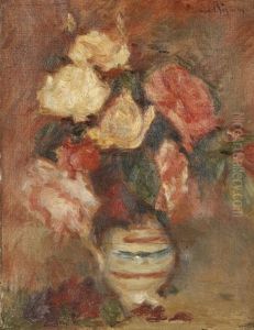 Vase De Fleurs by Lucien Rene Mignon