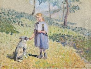Petite Fille Au Chien