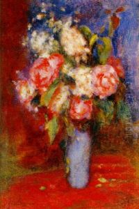 Vase De Fleurs by Lucien Rene Mignon
