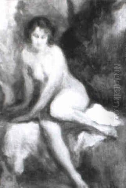 Femme Nue Assise - view 1