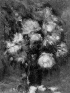 Vase De Fleurs by Lucien Rene Mignon
