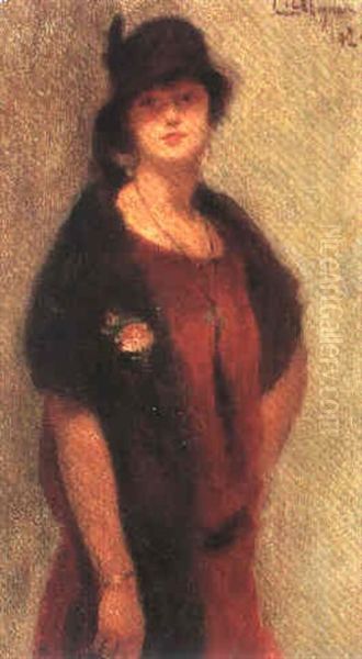 Jeune Femme A La Voilette - view 1