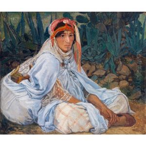 Belle Orientale Assise by Jules Migonney