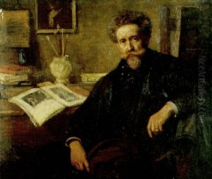 Portrait Du Peintre Victor Koos by Jules Migonney
