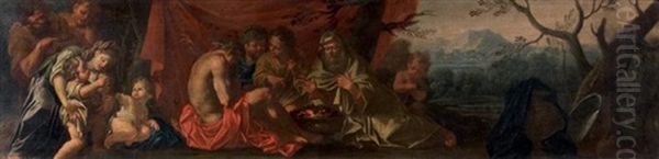 Allegorie De L'automne, Allegorie De L'hiver, (pair) - view 1