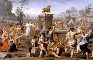 L'adorazione Del Vitello D'oro by Aureliano Milani