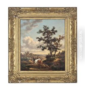 Cattle Drovers In A Landscape