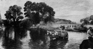 Le Gue by Charles Edmond Theodore Milcendeau