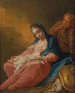 The Holy Family by Josef Ignaz Mildorfer