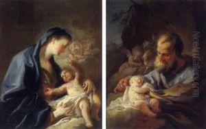 Maria Mit Dem Jesusknaben by Josef Ignaz Mildorfer