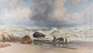 Coming Storm, Kilkeiran Bay, Connemara by Thomas Rose Miles
