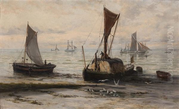 Early Evening, Southend Sands by Thomas Rose Miles