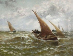 Homeward Bound Off Whitby by Thomas Rose Miles