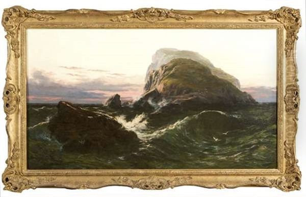 A Rocky Outcrop At Sunset - Solitude - Mackdara's Isle - view 1