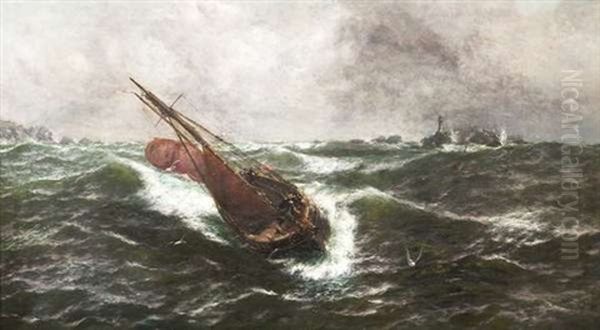 To Lee-ward Off The Longships Reef - view 1