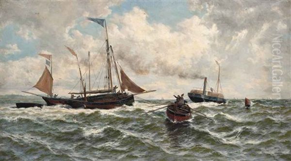 Bound For The North Sea, (yarmouth Roads) - view 1