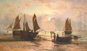 Morning Hastings Beach by Thomas Rose Miles