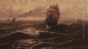 Breezy Morning Off Whitby by Thomas Rose Miles