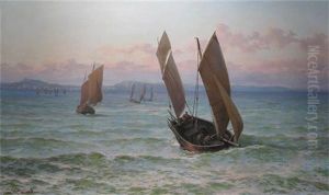 Evening Off Hastings by Thomas Rose Miles