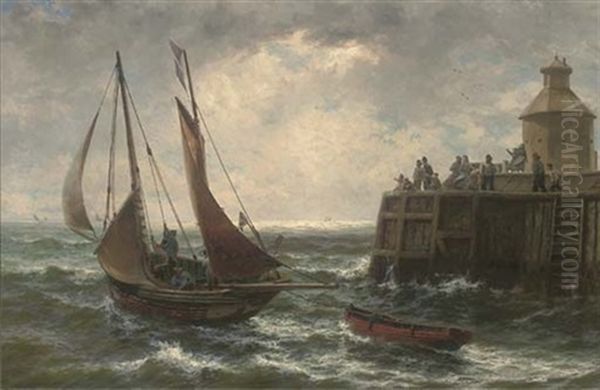 Drifters Off Gorleston Pier - view 1