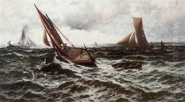 Beating Up Off Canvey Island (mouth Of The Thames) - view 1