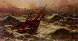 Daybreak On The Dogger Bank, Trawlers Hove To Daybreak On The Dogger Bank, Trawlers Hove To