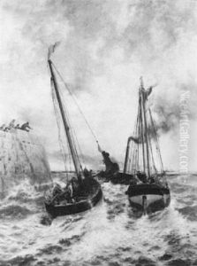 Bound For The North Sea by Thomas Rose Miles